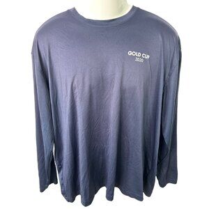 Ultra Club Men’s XL Gold Cup 2020‎ Long Sleeve T-Shirt Cool & Dry Loungewear